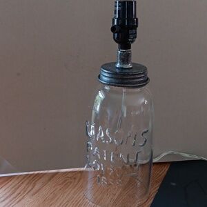 Mason Jar Lamp